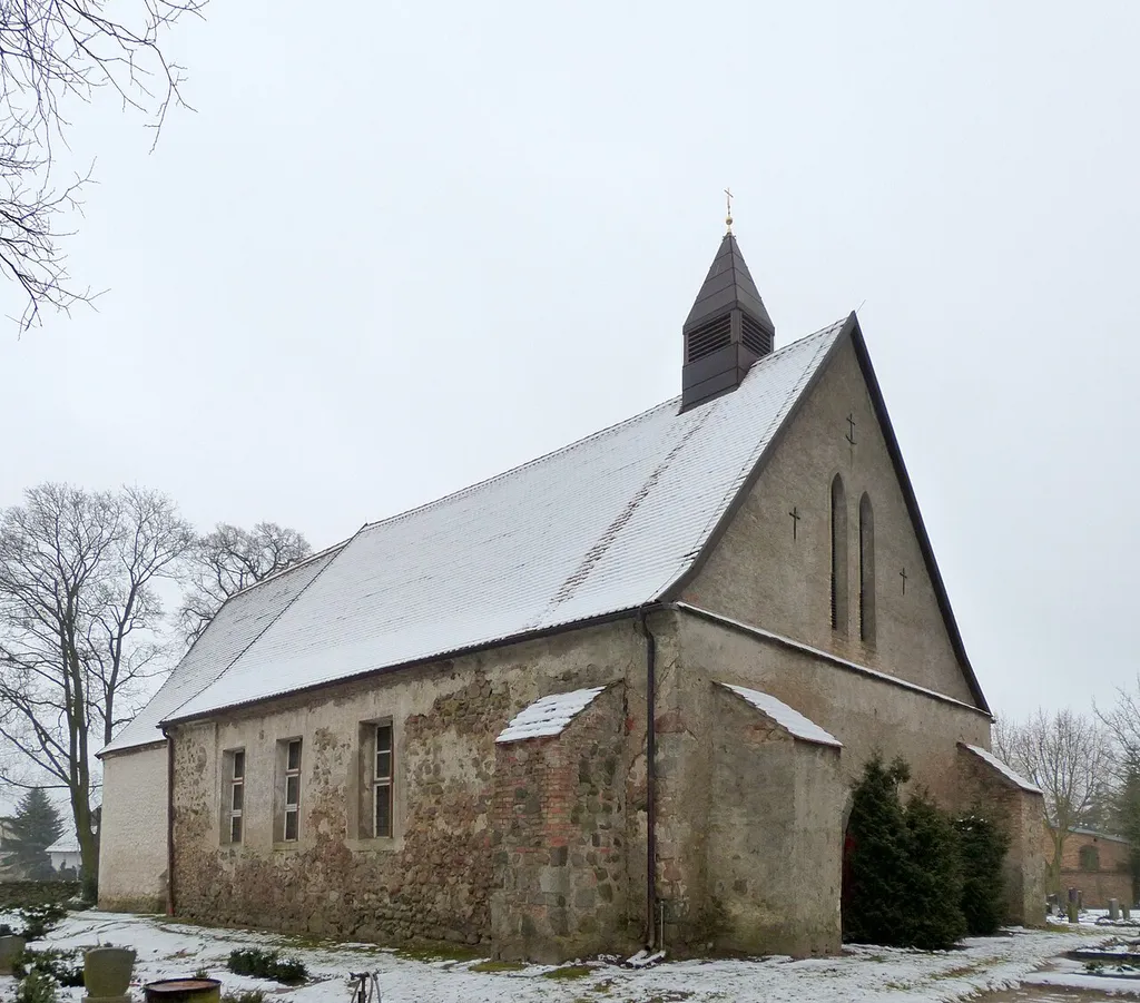 Kirche in Rathebur, Ansicht von Nordwesten