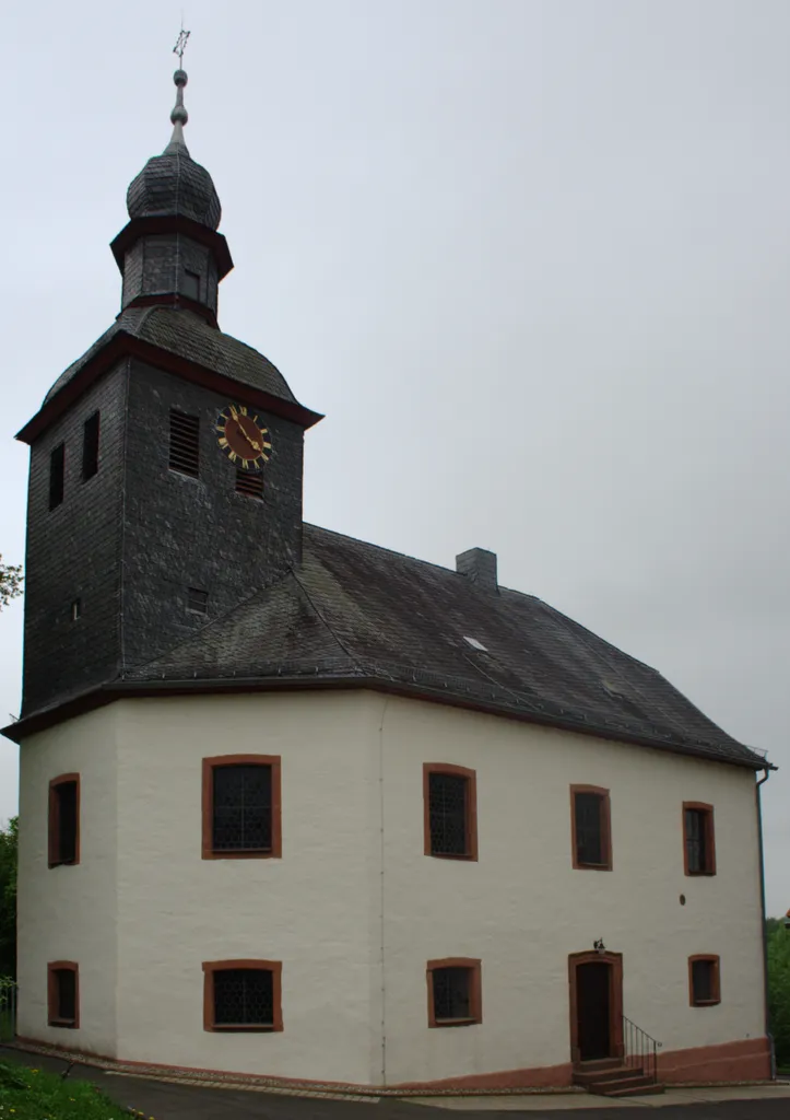 Protestant church in Muecke Gross-Eichen, Hesse, Germany