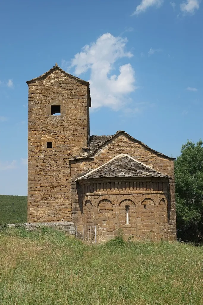 Kirche San Andrés in Satué in der Provinz Huesca in der Region Aragonien (Spanien)