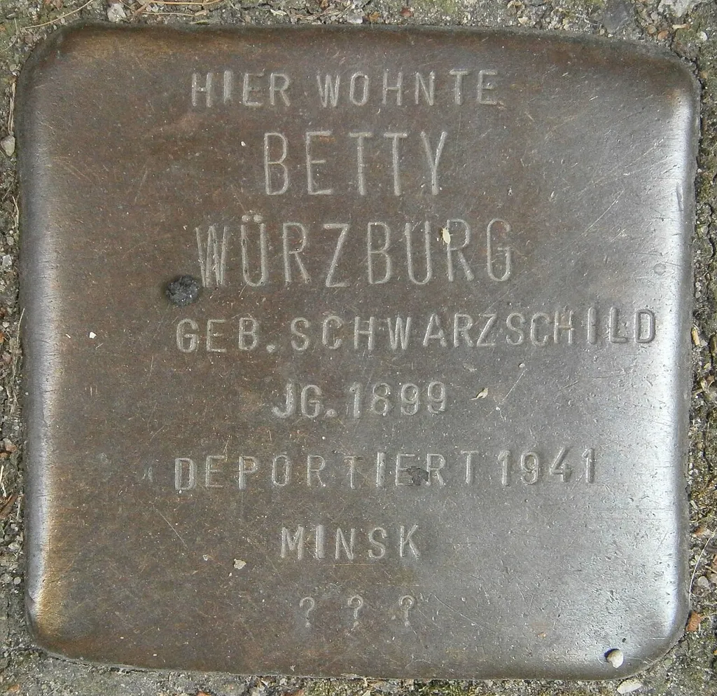 Stolperstein für Betty Würzburg