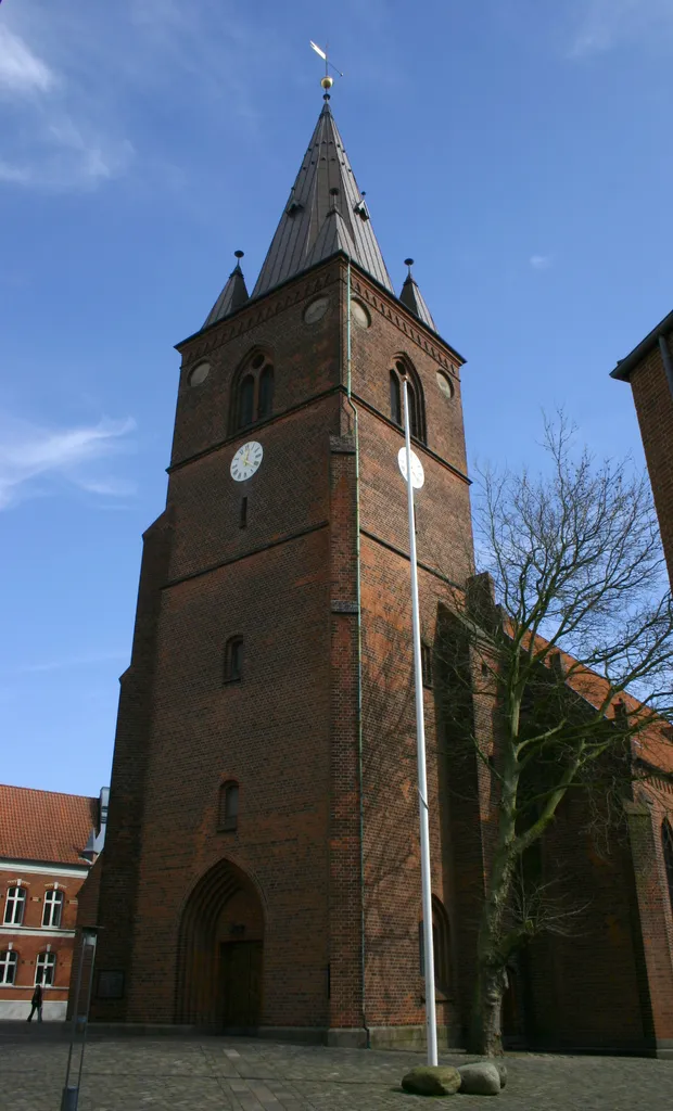 Church buildt in 13.century.Placed very central in Kolding Denmark.