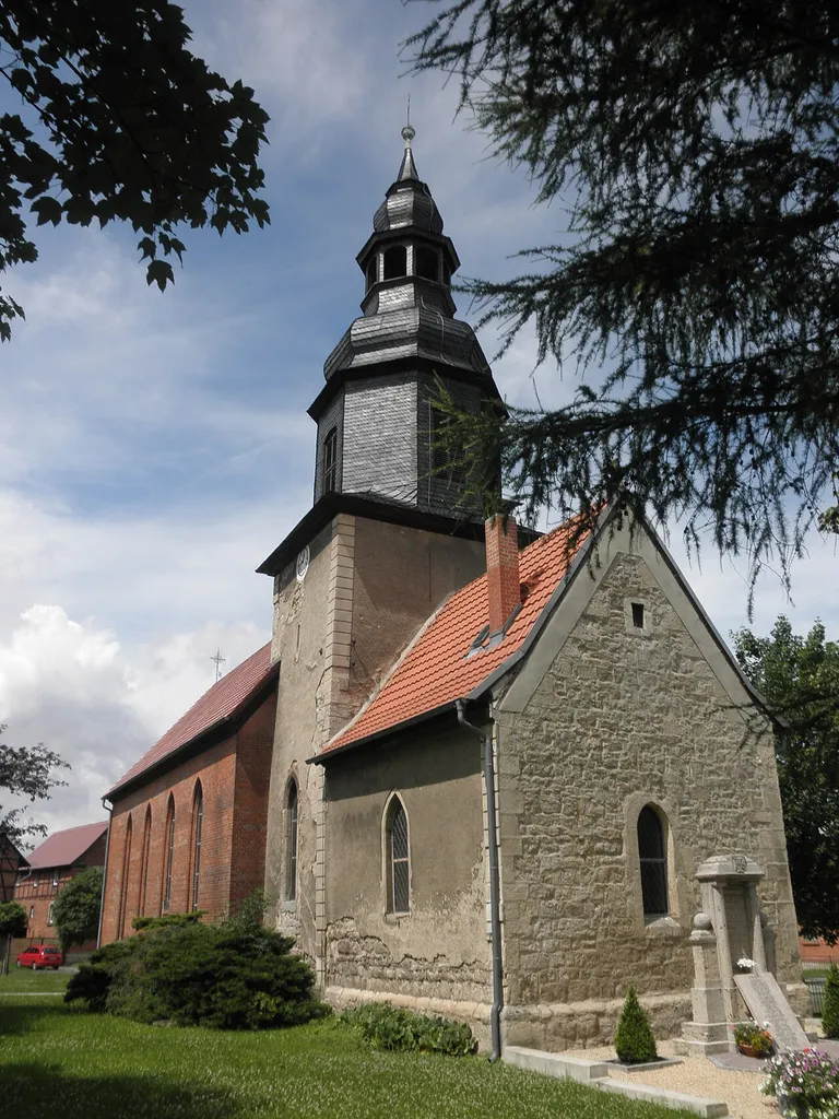 Church in Stobra (Saaleplatte) in Thuringia