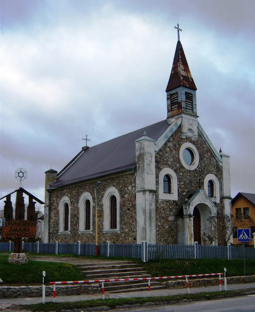 Evangelical Lutheran Church in Švėkšna, Šilutė District, Lithuania