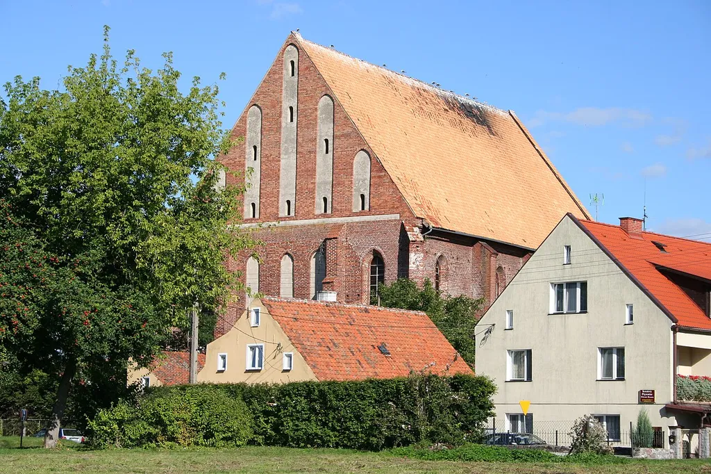 Frombork, kościół par. p.w. św. Mikołaja, ob. kotłownia, XIV, 1971-1973