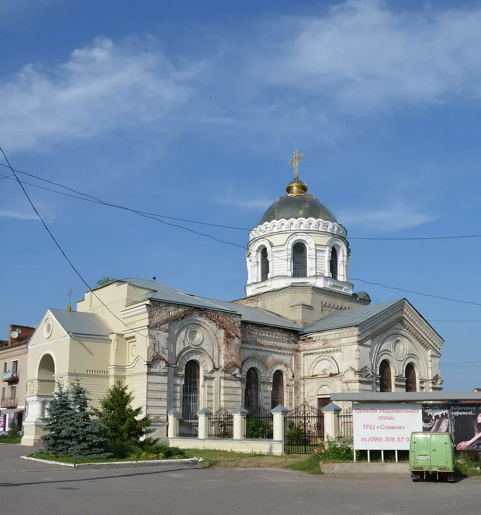 Спасо-Преображенська церква (мур.), Охтирка, вул. Жовтнева, 25