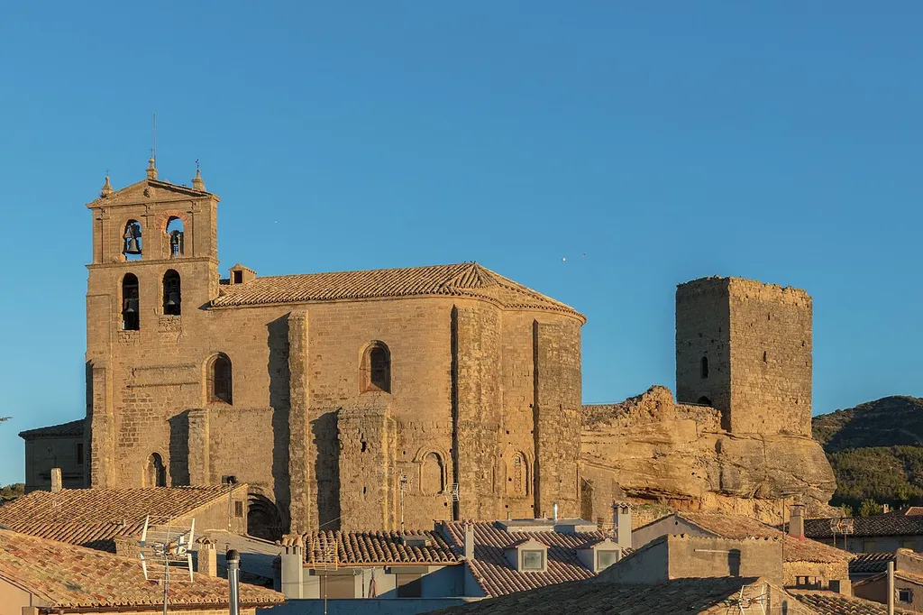 Church of St Salvador, Luesia, Zaragoza, Spain