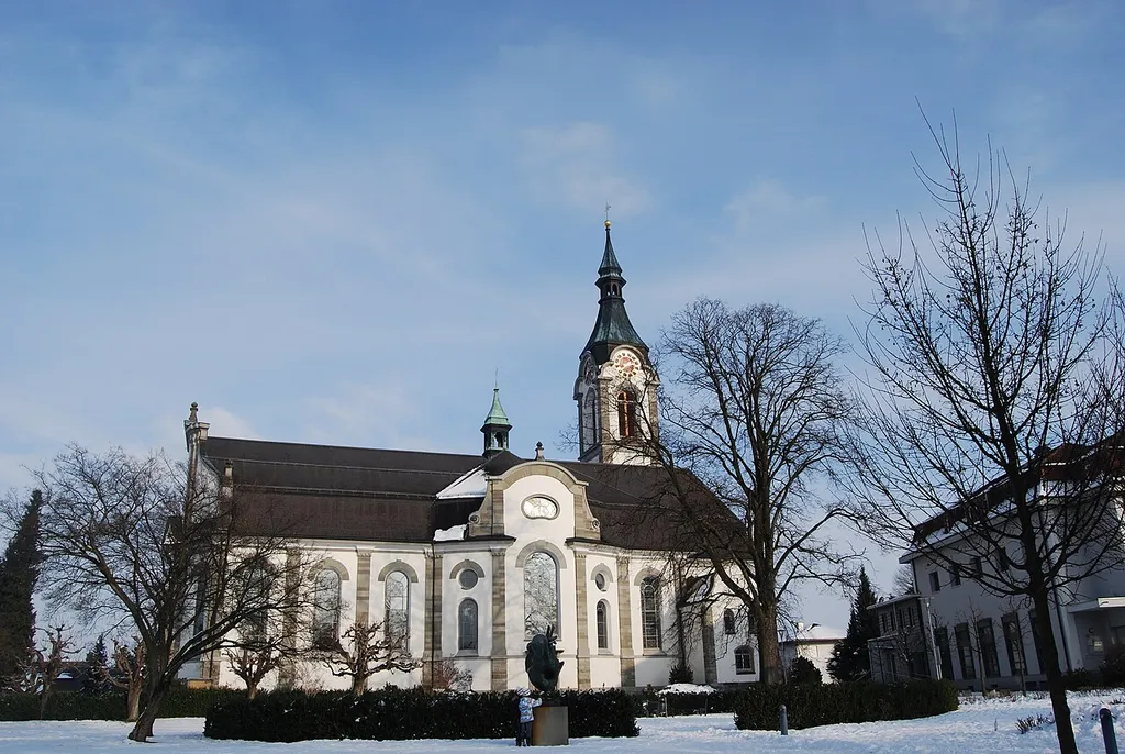 Church of Widnau, canton of St. Gallen, Switzerland