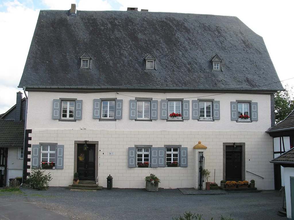 Hofansicht Burg Hausdorp, Wahlscheid, Haus Dorp 3/4, Lohmar