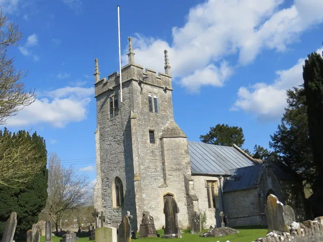 St Peter's (NOT All Saints) parish church, North Wootton, Somerset, seen from the southwest