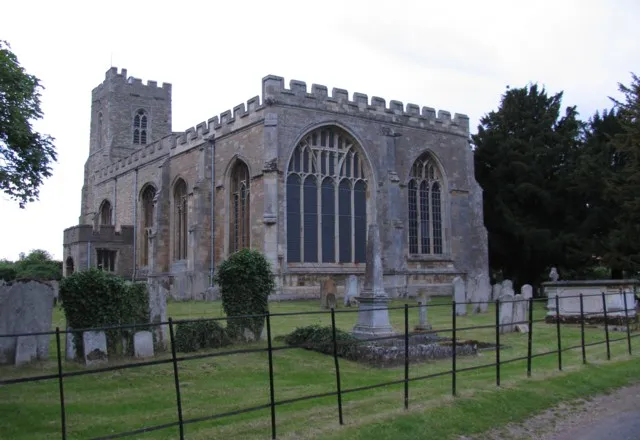 Parish church of St Lawrence, Willington, Bedfordshire, seen from the east