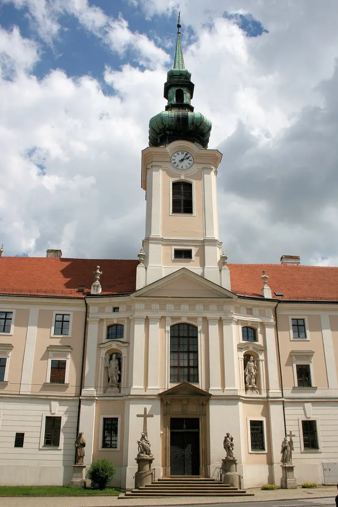 St. Leopold church with Monastery of Brothers Hospitallers of St. John of God in Brno, Czech Republic.