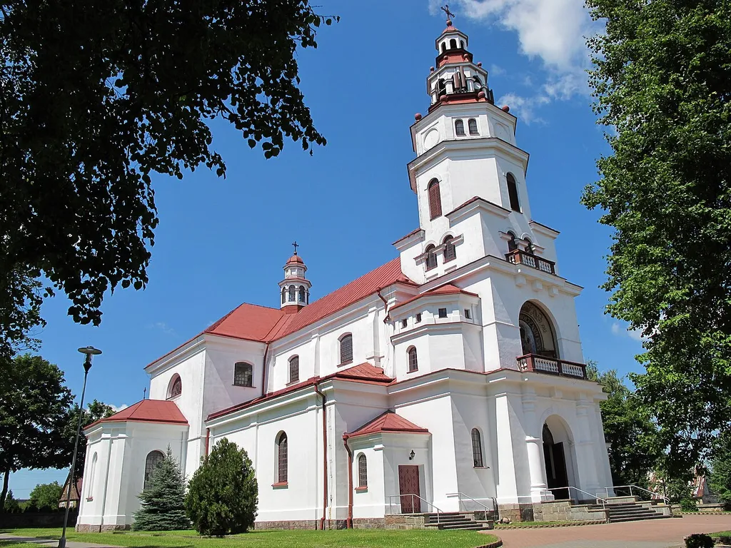 Church of Saint Mary of Częstochowa, Ks. Małynicza 1 street, Mońki, gmina Mońki, podlaskie, Poland
