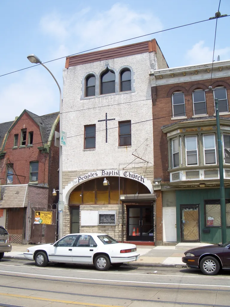 The Peoples Baptist Church in Philadelphia, PA.