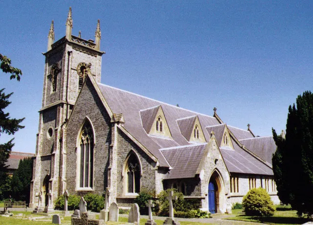 St Peter, Earley Grade 2 listed building erected in 1844.
