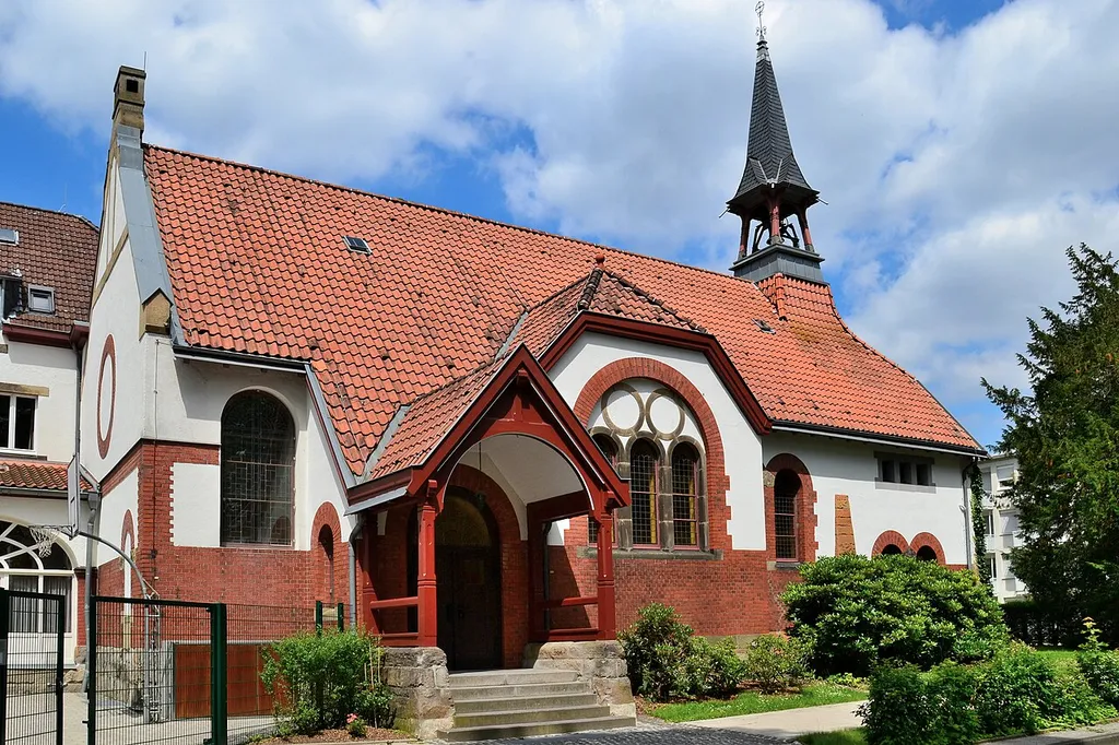 Ev. Kirche in Essen-Bredeney (Am Brandenbusch), unter Denkmalschutz