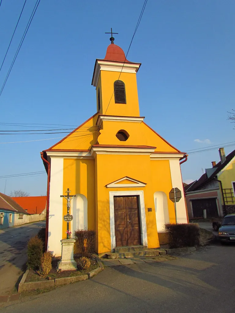 Chapel of Our Lady of Mount Carmel in Zašovice, Třebíč District.