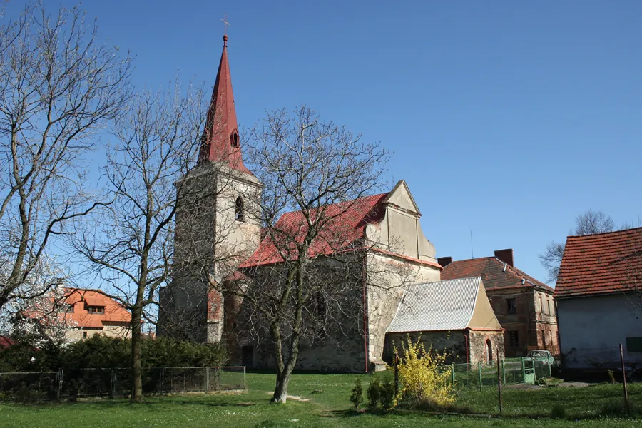 Church of St John the Baptist in Kostelec, Tachov District, Plzeň Region, Czech Republic.