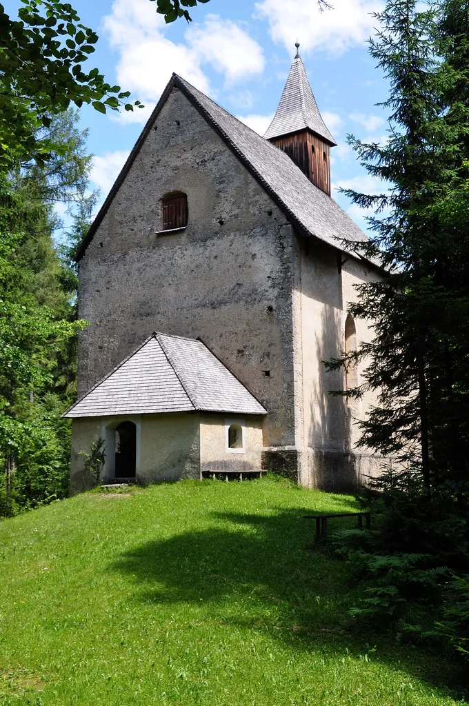 Subsidiary church Saint Helena at Grosskleinberg in the municipality Ludmannsdorf, district Klagenfurt Land, Carinthia, Austria
