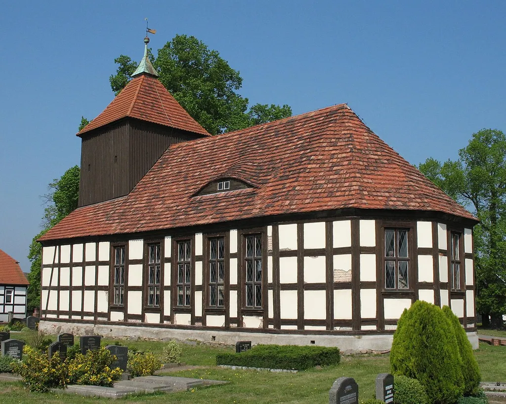 Church in Lindow-Schönberg in Brandenburg, Germany