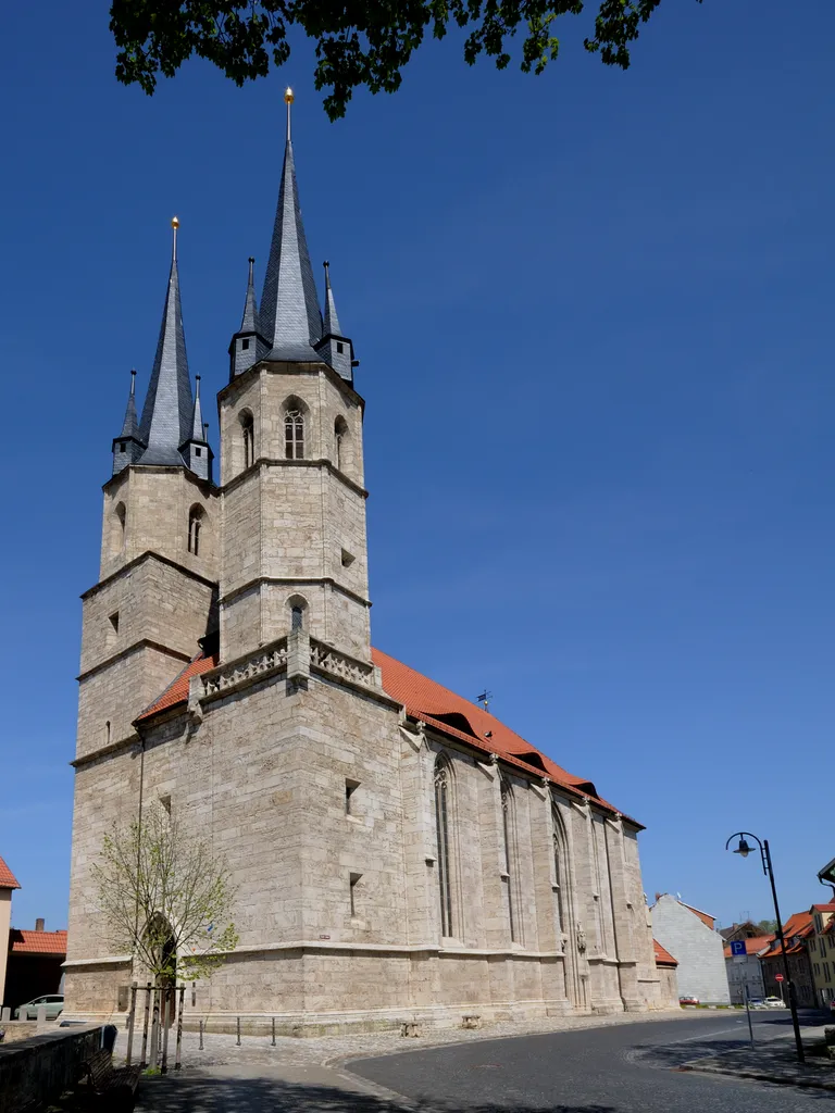 Jakobikirche Mühlhausen/Thüringen (Ab 2001 Einbau der Stadtbibliothek)