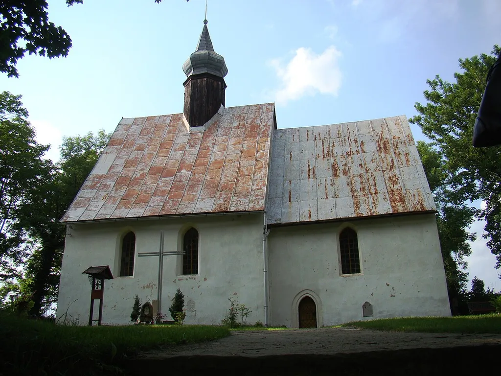 Jastrowiec, kościół fil. p.w. Najśw. Marii Panny, XIV, XVIII