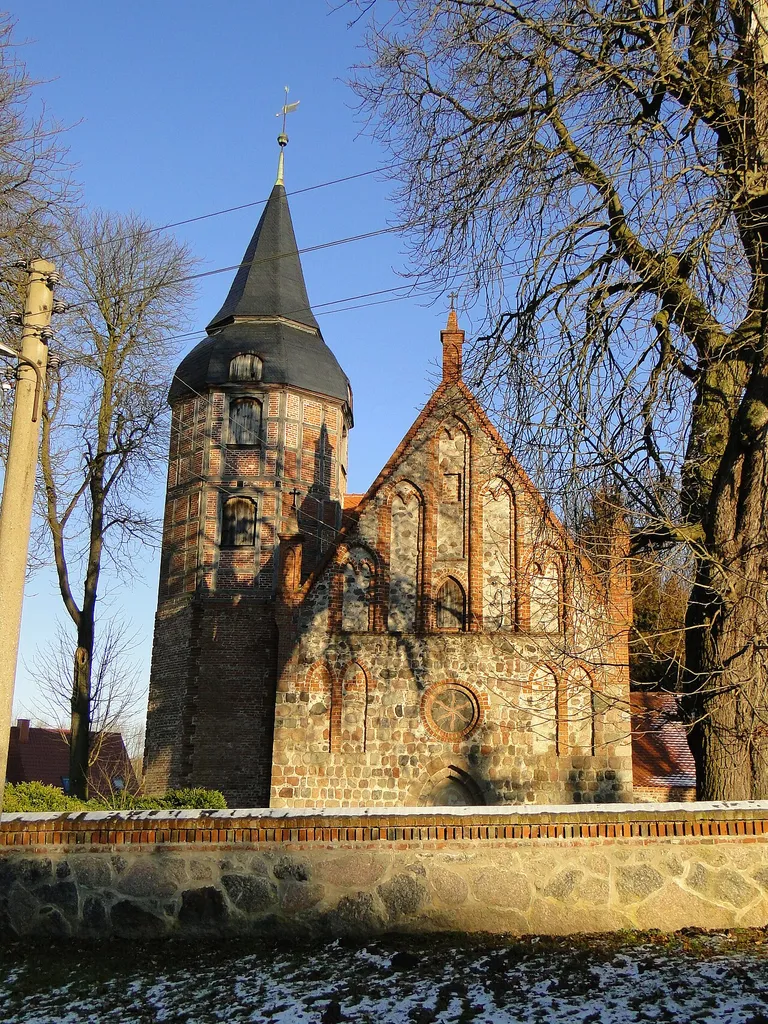 Church in Galenbeck, district Mecklenburg-Strelitz, Mecklenburg-Vorpommern, Germany