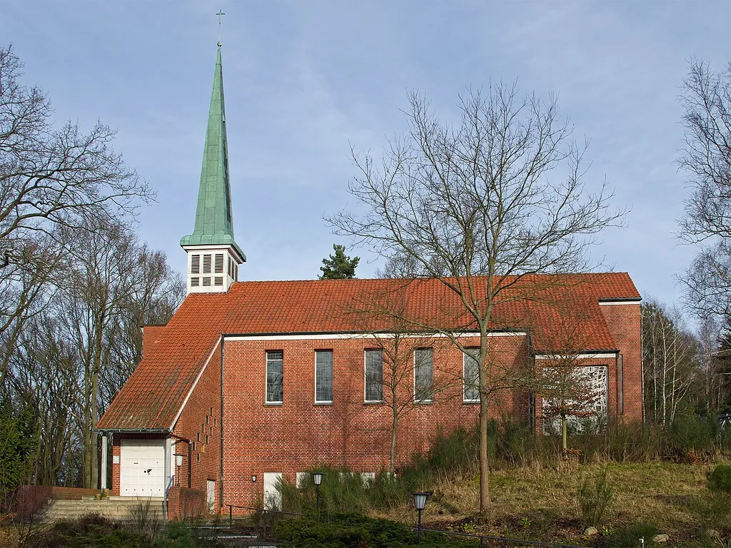 Church of Neu Darchau (district Lüchow-Dannenberg, northern Germany).