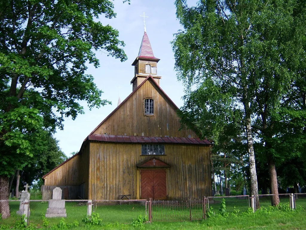 Milašaičiai catholic church, Raseiniai district, Lithuania