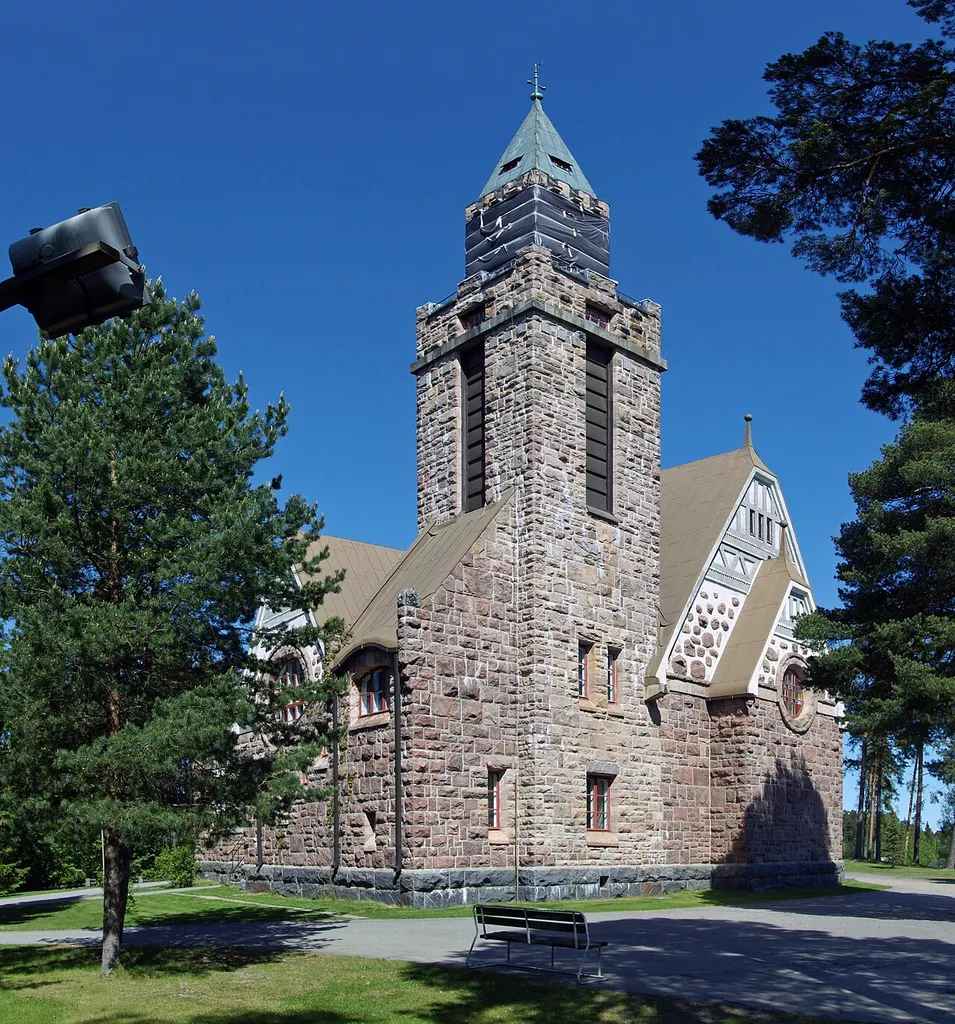 Luvia Church in Luvia, Finland. Built in 1908–1910. Architect: Josef Stenbäck.