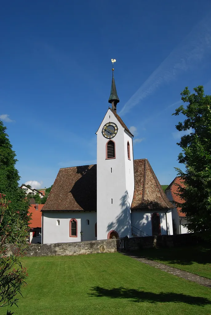 Church of Bennwil, canton of Basel-Country, Switzerland