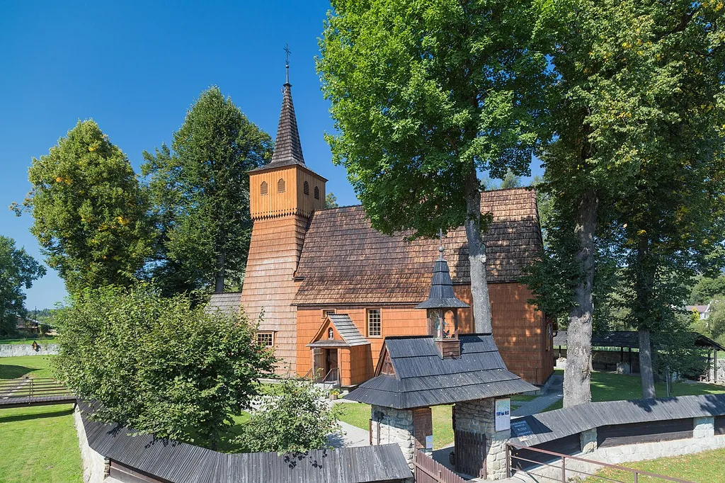 Holy Trinity church. Łopuszna, Lesser Poland Voivodeship, Poland.