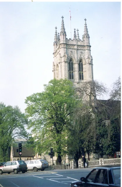 Beckenham. A very pleasant-looking Church in the heart of this Town.