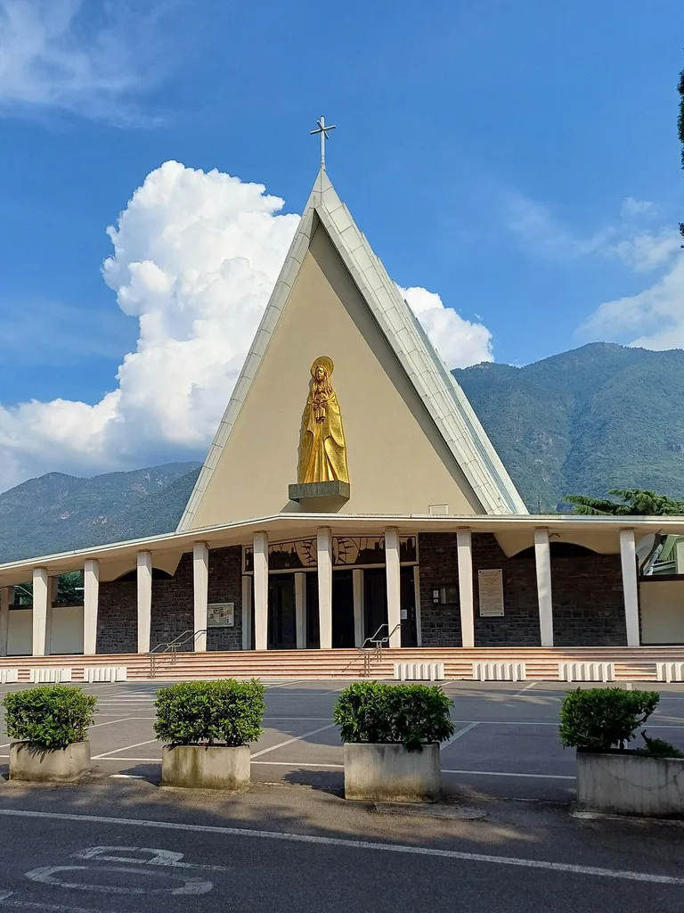 Il santuario della Madonna degli Alpini (o di Santa Maria delle Nevi) a Boario Terme, frazione di Darfo Boario Terme.