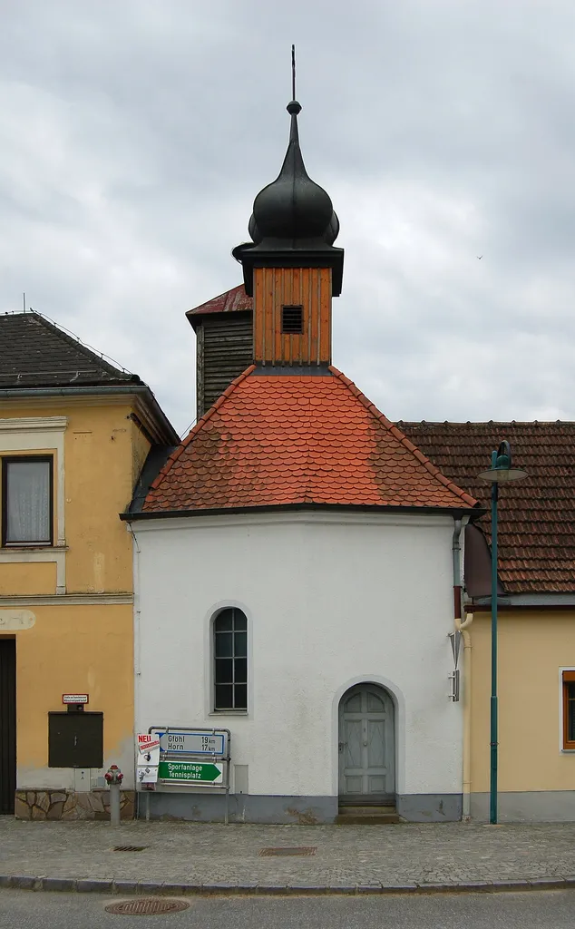 The church of the former hospital in Neupölla, municipality Pölla, Lower Austria, is a cultural heritage monument.