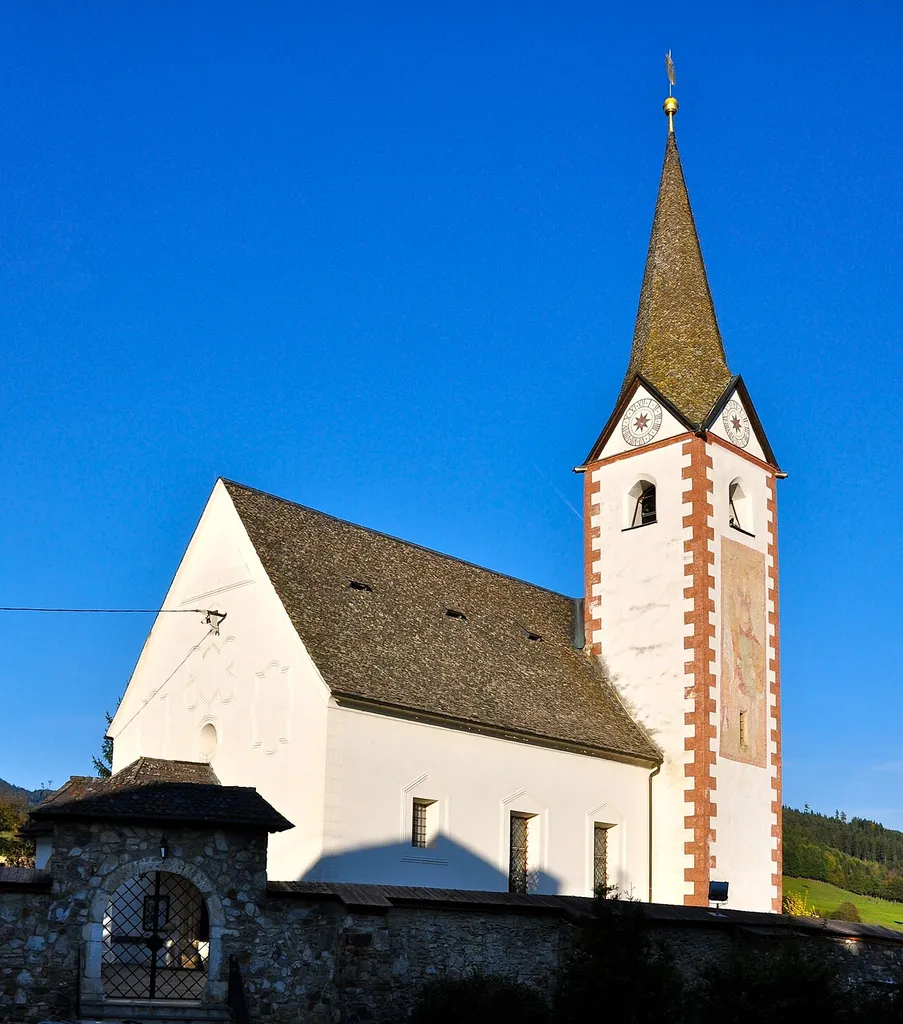 Parish church Saint George at Timenitz, municipality Magdalensberg, district Klagenfurt Land, Carinthia, Austria