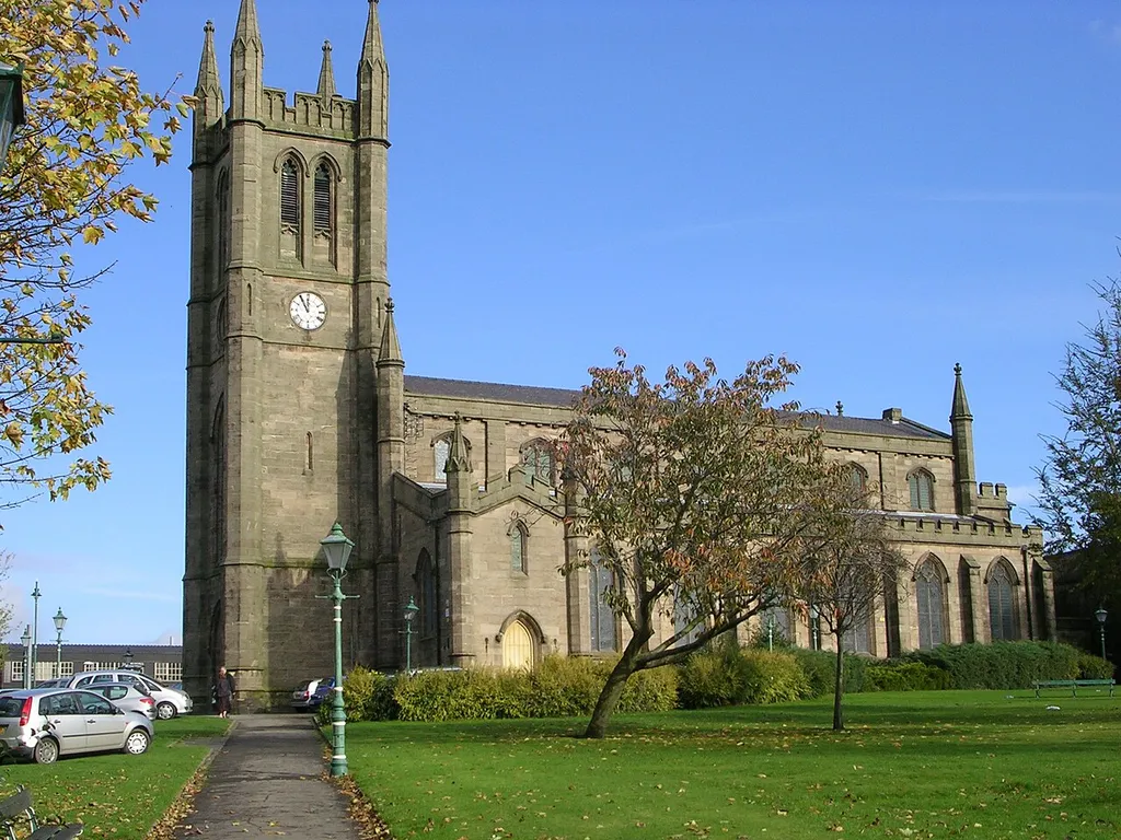 Church Of St James .mw-parser-output .messagebox{margin:4px 0;width:auto;border-collapse:collapse;border:2px solid var(--border-color-progressive,#6485d1);background-color:var(--background-color-neutral-subtle,#fbfcff);color:var(--color-base,#202122);box-sizing:border-box;border-inline-start-width:8px}.mw-parser-output .messagebox.mbox-small{font-size:88%;line-height:1.25em}.mw-parser-output .mbox-warning,.mw-parser-output .mbox-speedy{border:2px solid var(--border-color-error,#b22222);background:var(--background-color-error-subtle,#ffdbdb);border-inline-start-width:8px}.mw-parser-output .mbox-serious,.mw-parser-output .mbox-delete,.mw-parser-output .mbox-stop{border:2px solid var(--border-color-error,#b22222);border-inline-start-width:8px}.mw-parser-output .mbox-issue,.mw-parser-output .mbox-content{border:2px solid #f28500;background:var(--background-color-warning-subtle,#ffe);border-inline-start-width:8px}.mw-parser-output .mbox-query,.mw-parser-output .mbox-style{border:2px solid #f4c430;background:var(--background-color-warning-subtle,#ffe);border-inline-start-width:8px}.mw-parser-output .mbox-shit{border:2px solid #960;border-inline-start-width:8px}.mw-parser-output .mbox-license{border:2px solid #88a;border-inline-start-width:initial}.mw-parser-output .mbox-legal{border:2px solid var(--border-color-notice,#666);background:var(--background-color-base,#fff);border-inline-start-width:8px}.mw-parser-output .mbox-honor{border:2px solid #ca3;background:var(--background-color-warning-subtle,#fcf4db);border-inline-start-width:8px}.mw-parser-output .mbox-growth{border:2px solid #8d4;background:var(--background-color-success-subtle,#d5fdf4);border-inline-start-width:8px}.mw-parser-output .mbox-move{border:2px solid #93c;border-inline-start-width:8px}.mw-parser-output .mbox-protection,.mw-parser-output .mbox-message{border:2px solid var(--border-color-base,#aaa);border-inline-start-width:8px}.mw-parser-output .messagebox .mbox-text{border:none;padding:0.25em 0.9em;width
