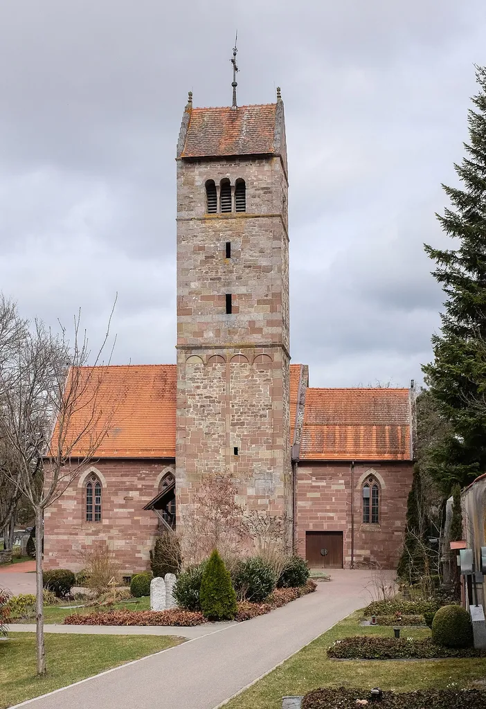 Church Altstadtkirche Villingen, cemetery Villingen, Villingen-Schwenningen, districtSchwarzwald-Baar-Kreis, Baden-Württemberg, Germany