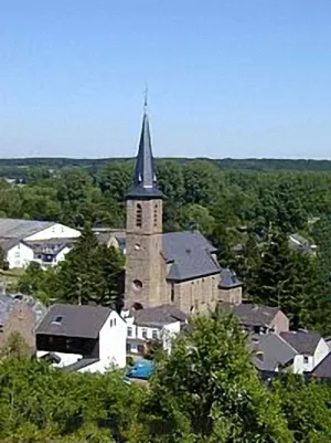 Windener Kirche vom Hemgenberg aus