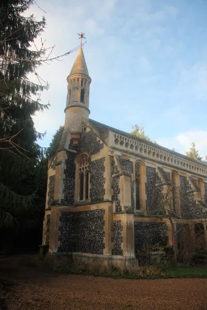 Roman Catholic church of Our Lady of Consolation and St Stephen, Lynford, Norfolk, seen from the southeast