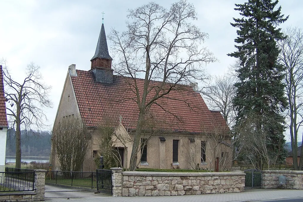 Die 1927 eingeweihte Kirche in Leimbach im Wartburgkreis.