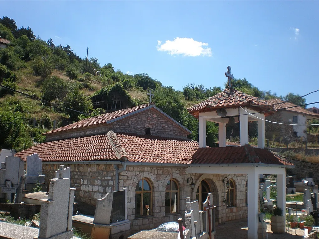 Church of the Holly Mother of God, in the village Velestovo, near Ohrid, Macedonia
