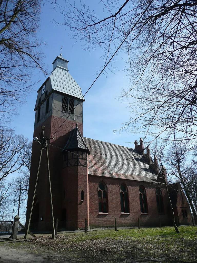 The church in Lednogóra, Poland.