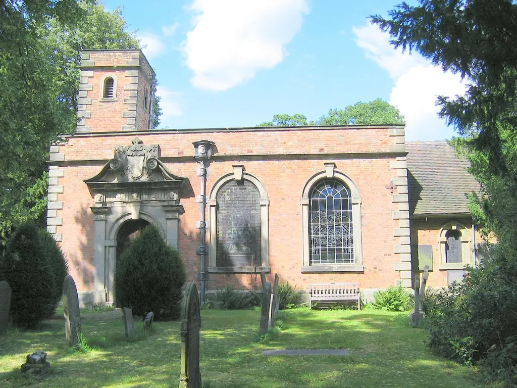 Very small and attractive early 18th century church in trusley.