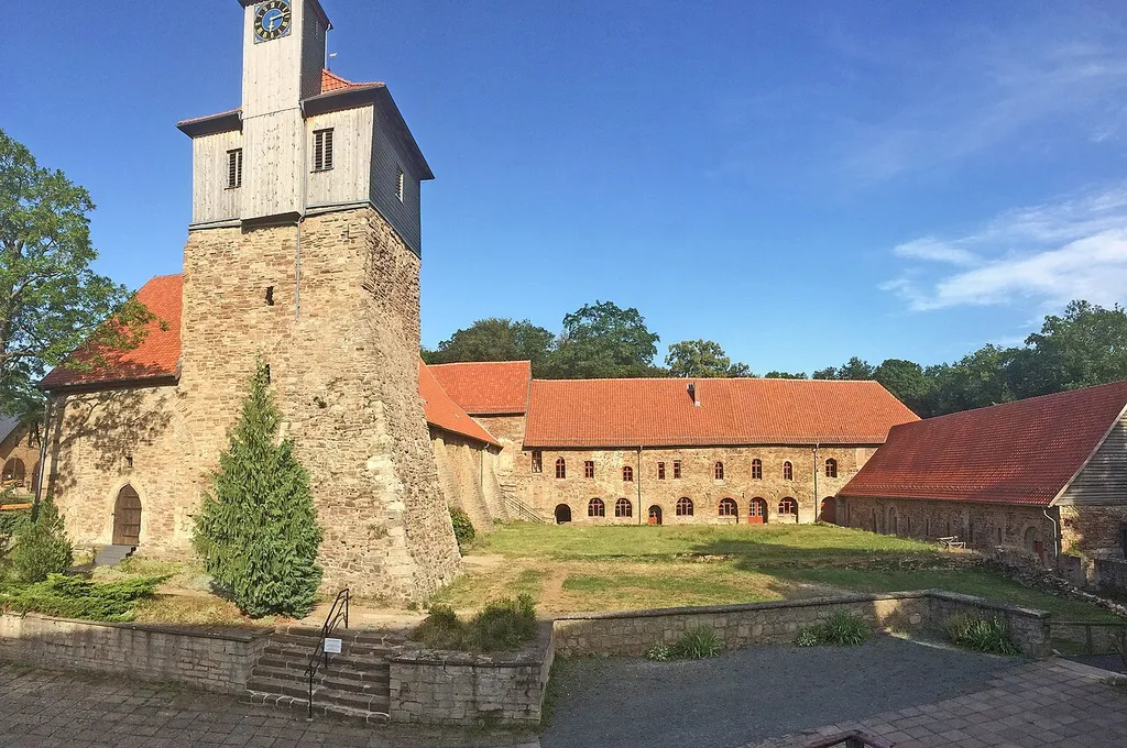 The Ilsenburg Abbey, seen from Westnorthwest.