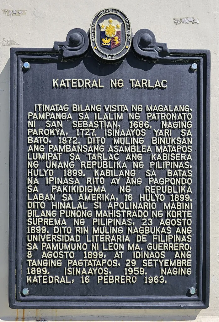 Cathedral of Tarlac historical marker