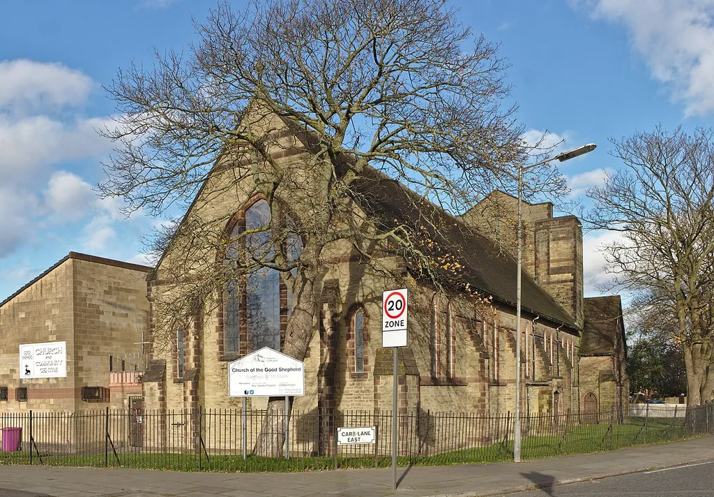 One of three views from the corner of Carr Lane East, this favouring the west end