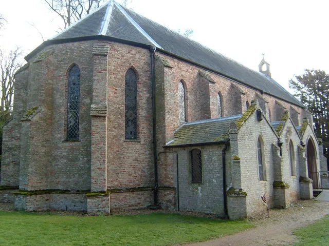 Roman Catholic chapel of the Immaculate Conception of the Blesséd Virgin Mary and St Margaret, Oxburgh Hall, Norfolk, seen from the northwest