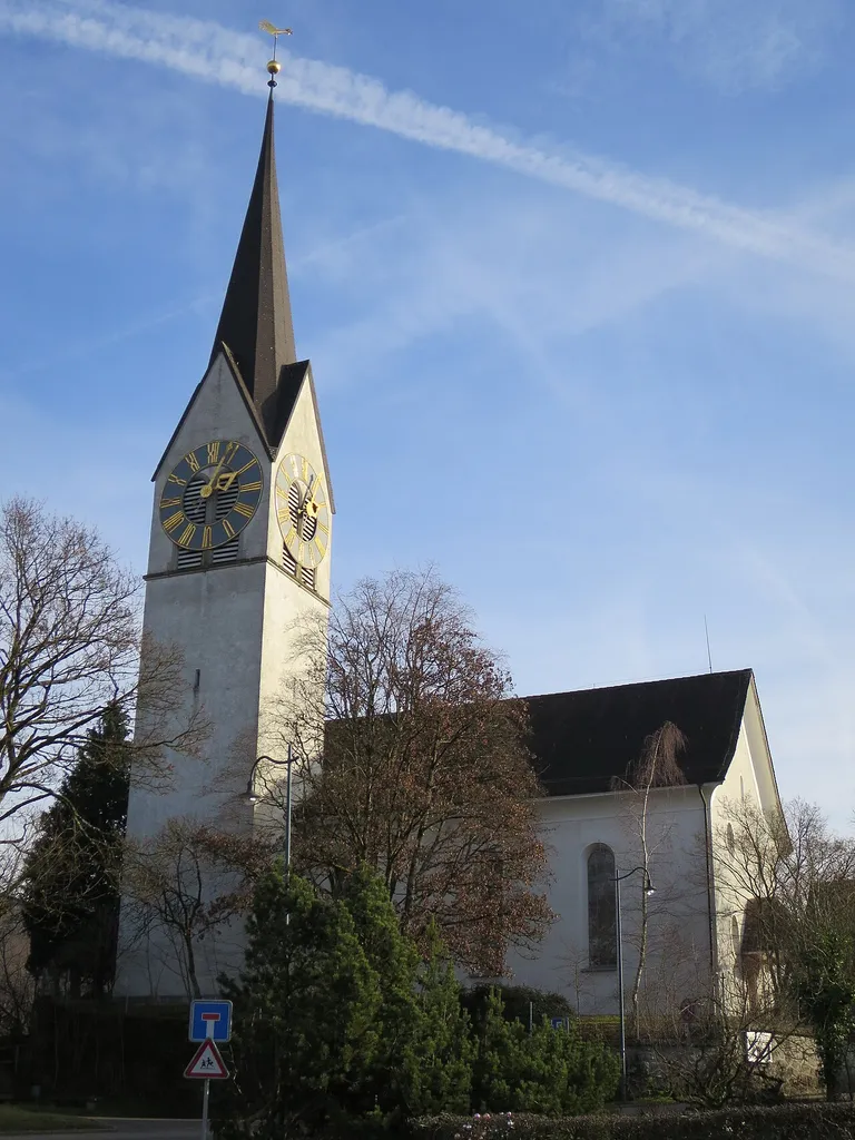Reformierte Kirche Hausen am Albis von aussen