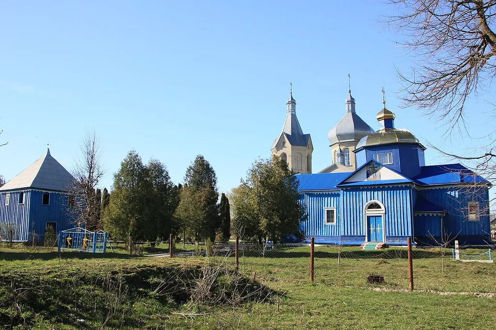 Дерев'яна церква в селі Новий Олексинець Кременецького району Тернопільської області