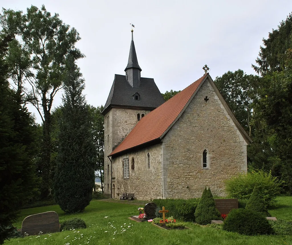 Weissenwasserkirche is a 12th-century rubble church near Kalefeld, Lower Saxony. It was formerly the parish church of the now-abandoned village of Weissenwasser.